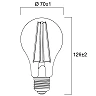 E27 LED lamp 11.2W 1521lm 2700K Satin DIM (Sylvania)