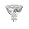 Sylvania RefLED Superia Retro MR16 V3 GU5.3 LED lamp 5W 460lm 2700K 36° dimmable