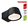 Outdoor LED wall light, 7.5W, 750lm, 3000K, IP54, black (Telefunken 323005TF)