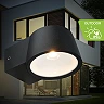 Outdoor LED wall light, 7.5W, 750lm, 3000K, IP54, black (Telefunken 323005TF)