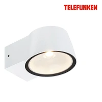 Outdoor LED wall light, 7.5W, 750lm, 3000K, IP54, white (Telefunken 323006TF)