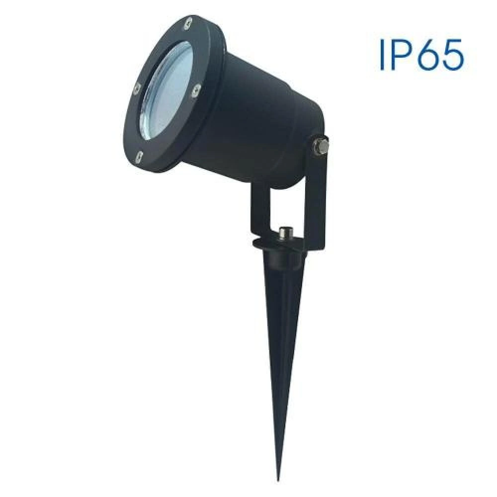 ACER/SP outdoor garden spike spotlight black, GU10 IP65 (VIVALUX)