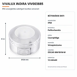 INDIRA IP65 protective box for OSCAR motion sensor (VIVALUX VIV003885)