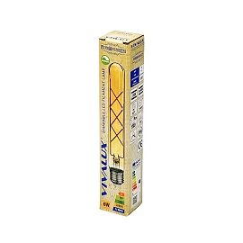 VIVALUX TFD30 LED bulb E27, T30, 6W, 2200K, amber, 550 lm