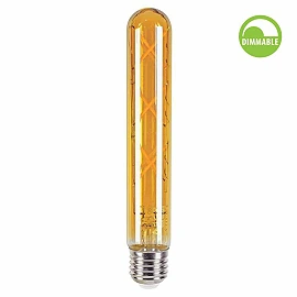 VIVALUX TFD30 LED bulb E27, T30, 6W, 2200K, amber, 550 lm