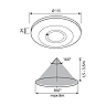 SIERRA MW36-W microwave motion sensor IP20 360° white (VIVALUX)