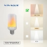 PLAM LED flame-effect bulb E27 6.5W 130lm 1300–1700K (VIVALUX)