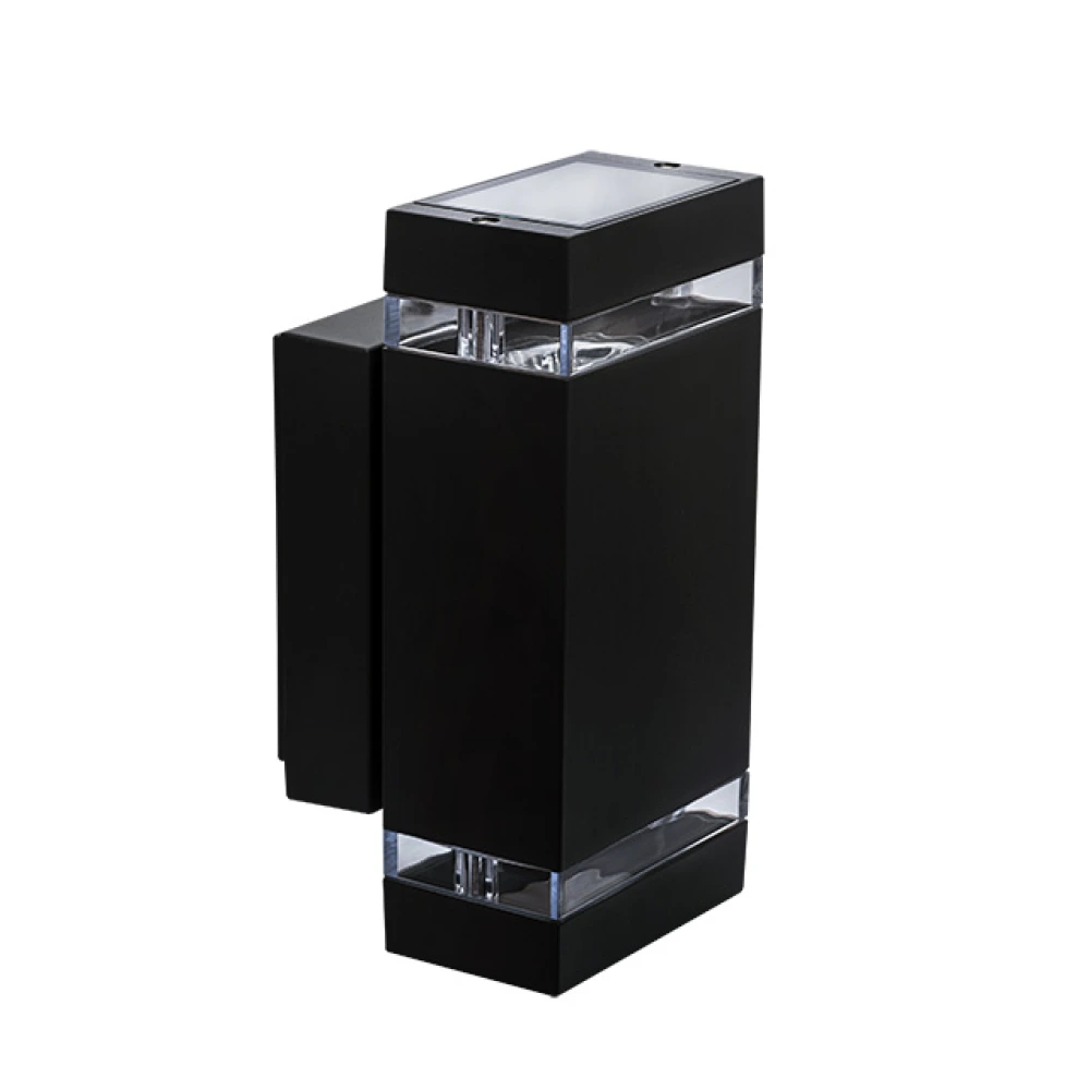 Wall luminaire ZEW EL-235J-B, 2 x JDR Gu10 max. 35W, IP44, black