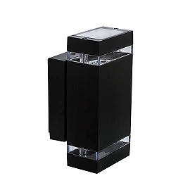 Wall luminaire ZEW EL-235J-B, 2 x JDR Gu10 max. 35W, IP44, black