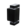 Wall luminaire ZEW EL-235J-B, 2 x JDR Gu10 max. 35W, IP44, black