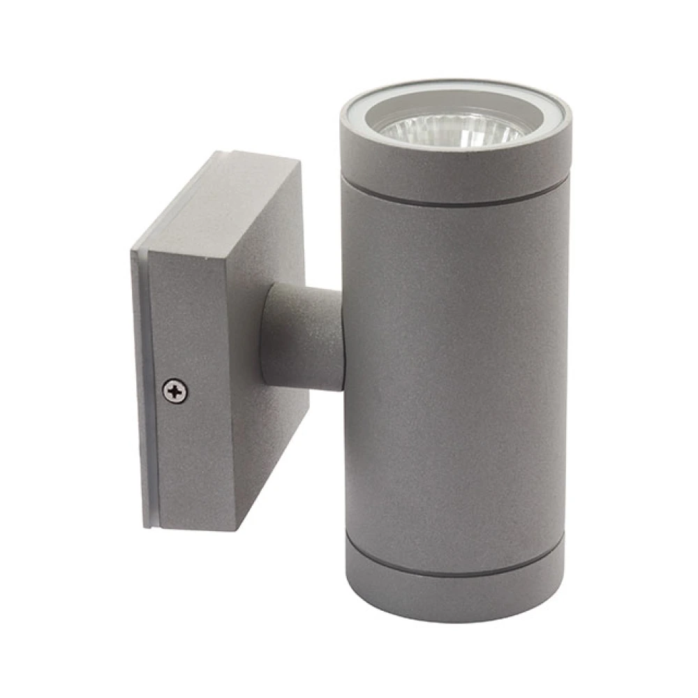 Light fitting BART, 2 x JDR Gu10, max. 35W, IP54, aluminium