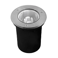 In-ground lighting fixture XARD, E27 max. 40W, IP67, stainless steel