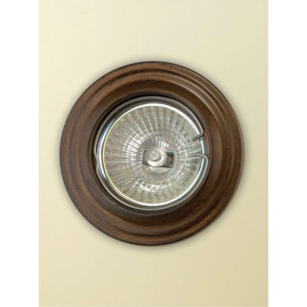Lustrarte 840GU10 0089 recessed spotlight GU10 Ø80 mm, Terra brown