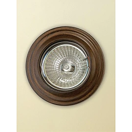 Lustrarte 840GU10 0089 recessed spotlight GU10 Ø80 mm, Terra brown