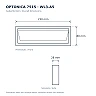 Optonica 7515 pakāpienu LED gaismeklis 3 W 3000 K IP65, melns
