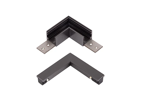 Magnetic track connectors and accessories