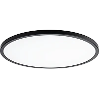 LED plafons 24W, 1920lm, RGB+CCT, melns (Optonica 2942)