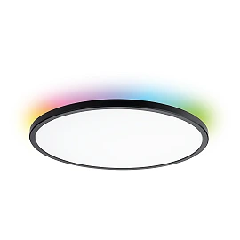 LED ceiling light 24W, 1920lm, RGB+CCT, black (Optonica 2942)