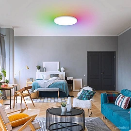 LED ceiling light 24W, 1920lm, RGB+CCT, white (Optonica 2945)