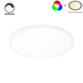 LED ceiling light 24W, 1920lm, RGB+CCT, white (Optonica 2945)