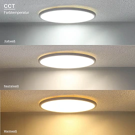 LED ceiling light 24W, 1920lm, RGB+CCT, white (Optonica 2945)
