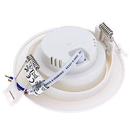 5W LED gaismeklis, iebūvējams griestos, 375Lm