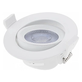 5W LED gaismeklis, iebūvējams griestos, 375Lm