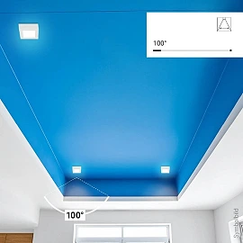6W, LED panelis, 450Lm, ar pārslēdzamu gaismas toni, 100° - DL2539