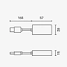 Gigabit LAN uz USB-A adapteris, alumīnijs, sudraba krāsā (Optonica)