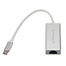 Gigabit LAN uz USB-C adapteris, alumīnijs, sudraba krāsā (Optonica)