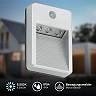 Mobilais āra gaismeklis "LERO", 3xLED, 0.36W, IP54, ar kustību sensoru - 2278-031
