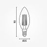 LED kvēldiegu spuldze E14 C35 6 W 730 lm 4500 K (Optonica 1411)
