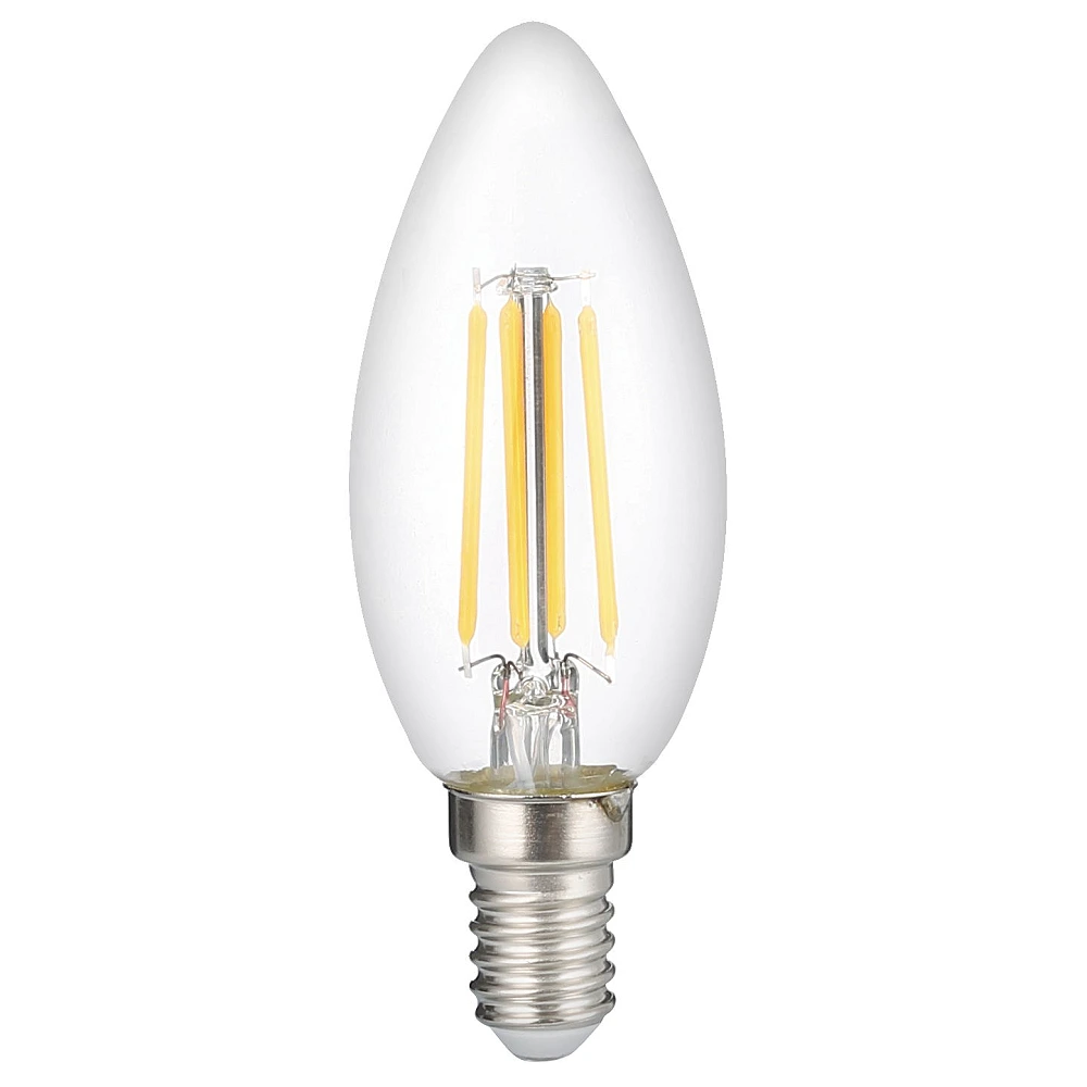 LED kvēldiegu spuldze E14 C35 6 W 730 lm 4500 K (Optonica 1411)