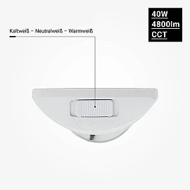 LED lineārais gaismeklis 120 cm 40 W 4800 lm CCT balts (Optonica 16732)