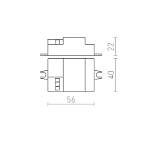 SENSOR kustības sensors iebūvei gaismeklī, 360°, balts (Rendl G12755)