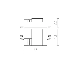 SENSOR kustības sensors iebūvei gaismeklī, 360°, balts (Rendl G12755)