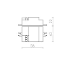 SENSOR motion sensor for fitting into luminaires, 360°, white (Rendl G12755)