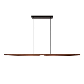 Lucide HALMSTAD pendant light 180 cm LED 28W CCT, dark wood
