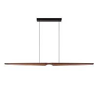 Lucide HALMSTAD pendant light 180 cm LED 28W CCT, dark wood