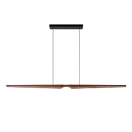 Lucide HALMSTAD pendant light 180 cm LED 28W CCT, dark wood