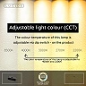 Lucide HALMSTAD piekaramā lampa 180 cm LED 28W CCT, tumša koka