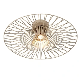 Lucide ELLIS flush ceiling light Ø50 cm, 1xE27, taupe