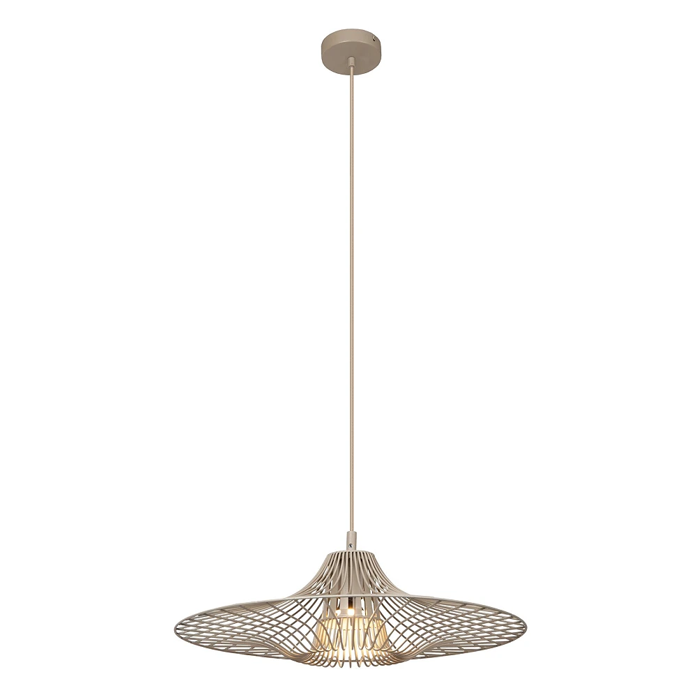 Lucide ELLIS piekaramā lampa Ø50 cm, 1xE27, taupe