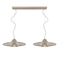 Lucide ELLIS piekaramā lampa 120 cm, 2xE27, taupe