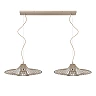Lucide ELLIS piekaramā lampa 120 cm, 2xE27, taupe