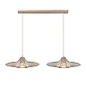 Lucide ELLIS piekaramā lampa 120 cm, 2xE27, taupe