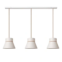 Lucide SCARLET piekaramā lampa 130 cm, 3xE27, krēmkrāsa