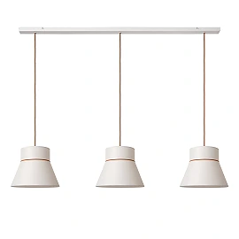 Lucide SCARLET pendant light 130 cm, 3xE27, cream