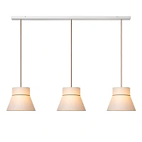 Lucide SCARLET pendant light 130 cm, 3xE27, cream