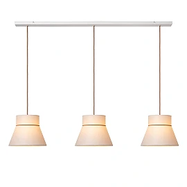 Lucide SCARLET pendant light 130 cm, 3xE27, cream